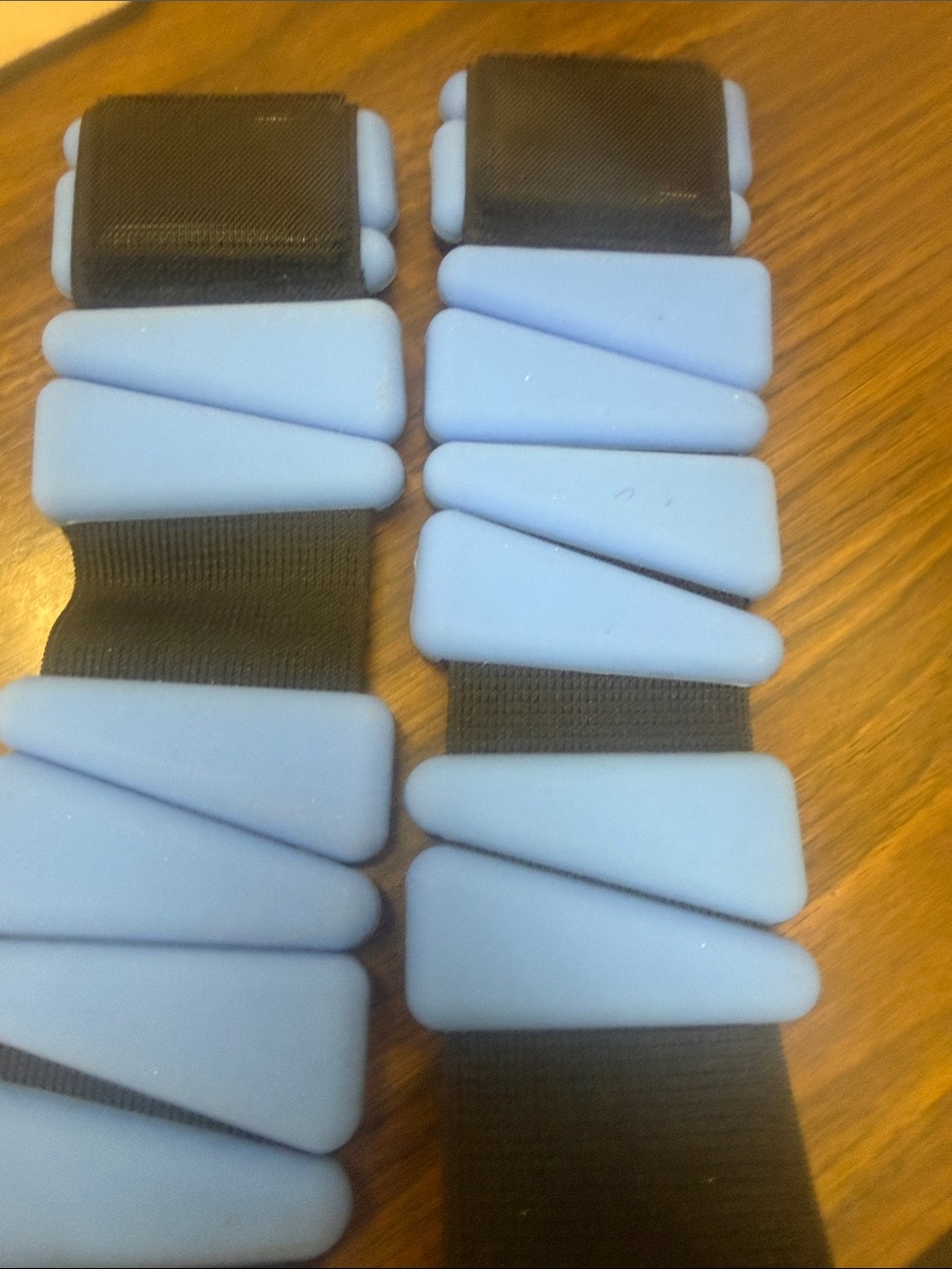 Blue Stretch Safety Band weights for ankles or wrist